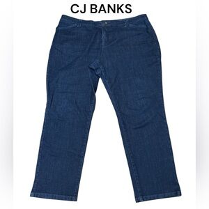CJ BANKS signature slimming trouser style jeans